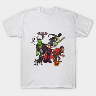 Classic Halloween Characters T-Shirt